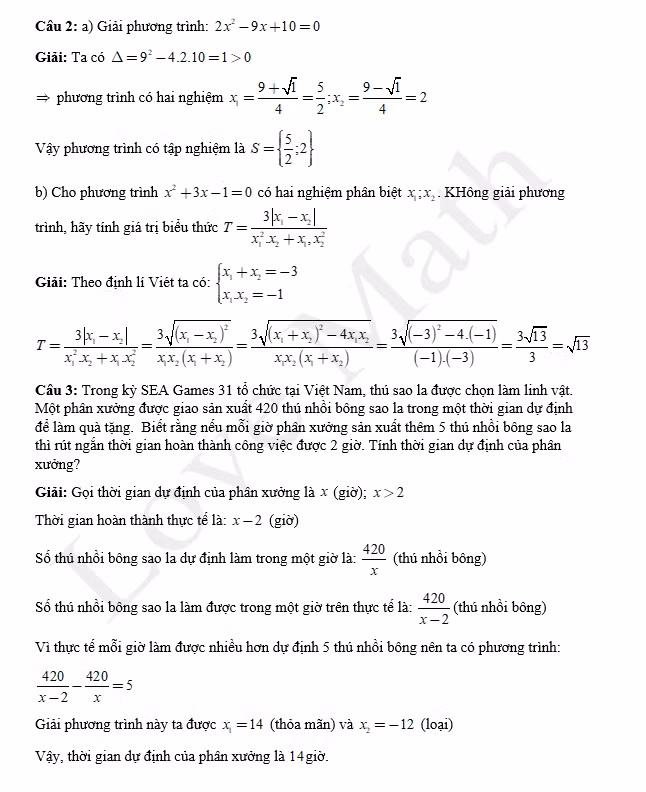 Nghệ An: Giáo viên gợi ý đáp án môn Toán thi tuyển sinh vào lớp 10 ảnh 3