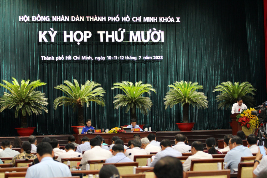 Toàn cảnh kỳ họp thứ 10 HĐND TPHCM khóa X. (Ảnh: Thành Nhân) Toàn cảnh kỳ họp thứ 10 HĐND TPHCM khóa X. (Ảnh: Thành Nhân)
