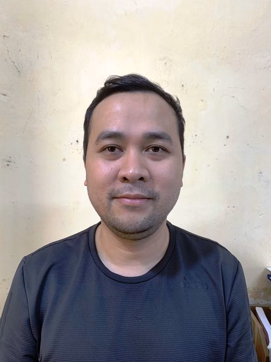 Đào Duy Vũ tại cơ quan công an. Ảnh: Công an cung cấp. Đào Duy Vũ tại cơ quan công an. Ảnh: Công an cung cấp.