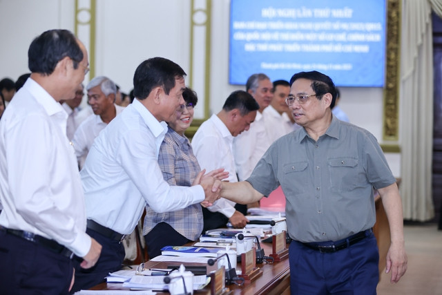 Thủ tướng Phạm Minh Chính, Trưởng Ban Chỉ đạo triển khai thực hiện Nghị quyết số 98/2023/QH15 đến dự, chủ trì Hội nghị của Ban Chỉ đạo. Ảnh: VGP/Nhật Bắc Thủ tướng Phạm Minh Chính, Trưởng Ban Chỉ đạo triển khai thực hiện Nghị quyết số 98/2023/QH15 đến dự, chủ trì Hội nghị của Ban Chỉ đạo. Ảnh: VGP/Nhật Bắc