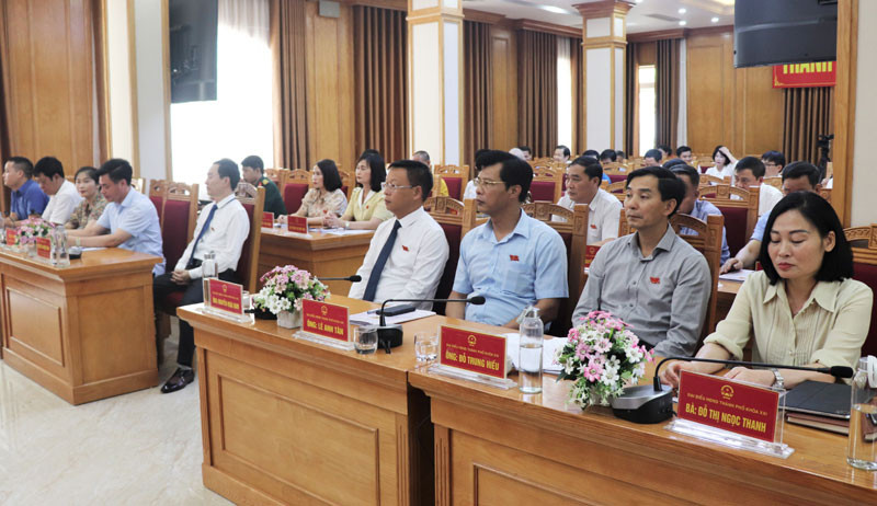 Các đại biểu dự kỳ họp.