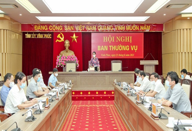 Ban Thường vụ Tỉnh ủy Vĩnh Phúc đã thống nhất nội dung kỳ họp thứ nhất, HĐND tỉnh khóa XVII, nhiệm kỳ 2021-2026