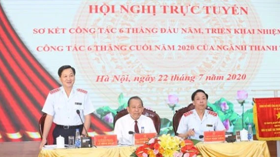 Thanh tra Chính phủ tổ chức hội nghị trực tuyến sơ kết công tác 6 tháng đầu năm, triển khai nhiệm vụ công tác 6 tháng cuối năm 2020. Ảnh tư liệu