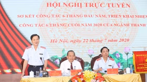 Thanh tra Chính phủ tổ chức hội nghị trực tuyến sơ kết công tác 6 tháng đầu năm, triển khai nhiệm vụ công tác 6 tháng cuối năm 2020. Ảnh tư liệu