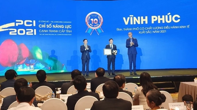 Vĩnh Phúc là địa phương được ghi nhận có chất lượng điều hành kinh tế xuất sắc năm 2021