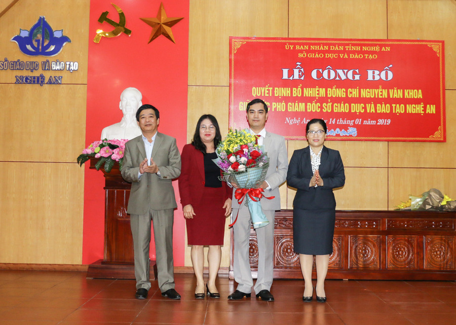 Tân Phó GĐ Sở GD&ĐT nguyên là chuyên viên Văn phòng UBND tỉnh