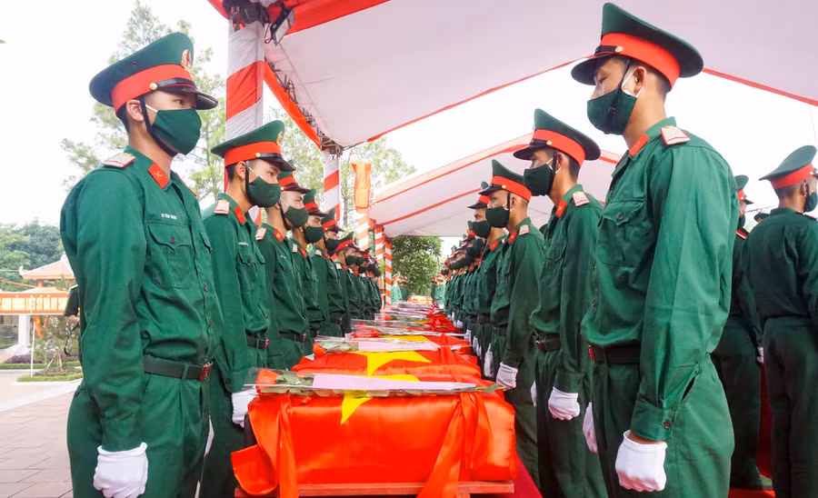 Trong số 95 hài cốt được cất bốc vào mùa khô năm 2020 - 2021, có 9 hài cốt đã xác định được danh tính, quê quán.