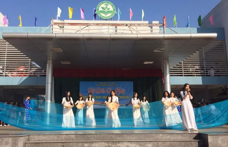 Hoạt động ngoại khóa của Trường THCS Vĩnh Yên.