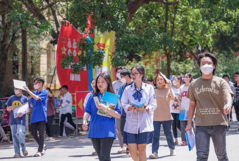 Thí sinh tại Vĩnh Phúc hoàn thành Kỳ thi tốt nghiệp THPT 2023