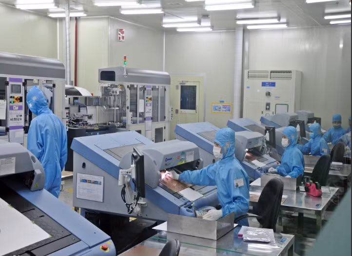 Sản xuất linh kiện điện tử là 1 trong những thế mạnh tại Vĩnh Phúc