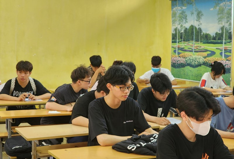 Thí sinh học qui chế thi tại điểm thi Trường THPT Nguyễn Thái Học