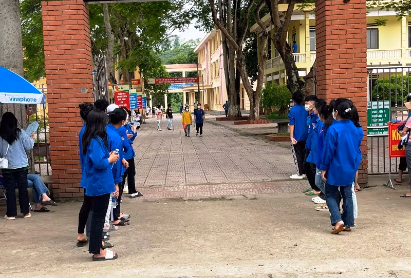 Điểm thi Trường THPT Minh Đài, huyện Tân Sơn.