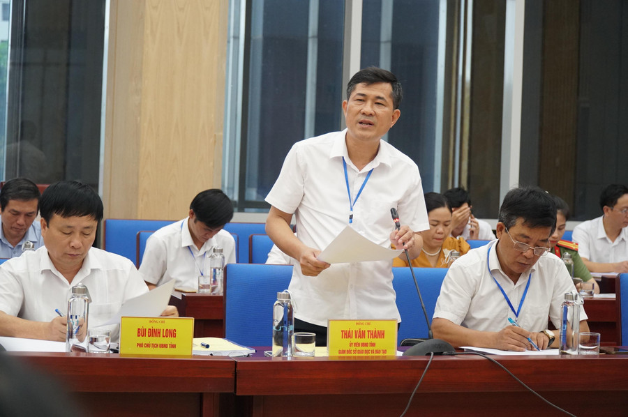 Ông Thái Văn Thành - Giám đốc Sở GD&ĐT Nghệ An. Ông Thái Văn Thành - Giám đốc Sở GD&ĐT Nghệ An.