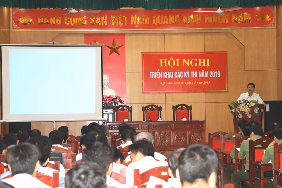 Hội nghị triển khai các kỳ thi năm 2019 tại Nghệ An.