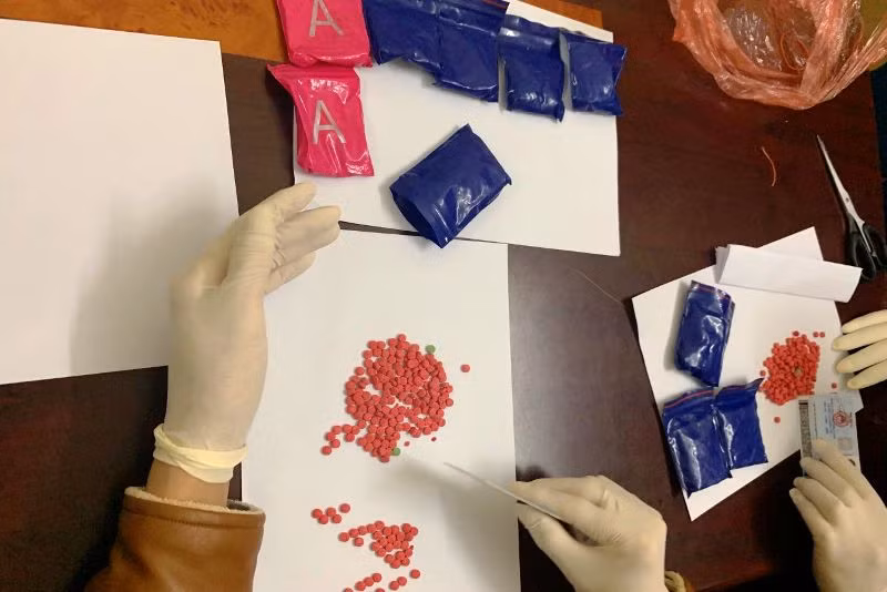 Tang vật của vụ án. Ảnh: Công an Thanh Hóa cung cấp.