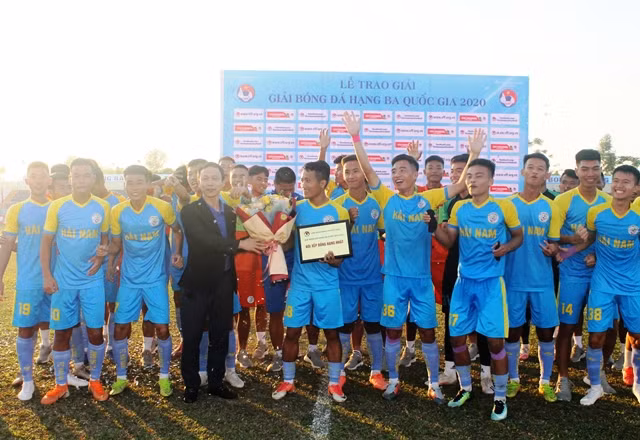 CLB Hải Nam Vĩnh Phúc chính thức giành vé tham dự Giải bóng đá hạng Nhì Quốc gia 2021 