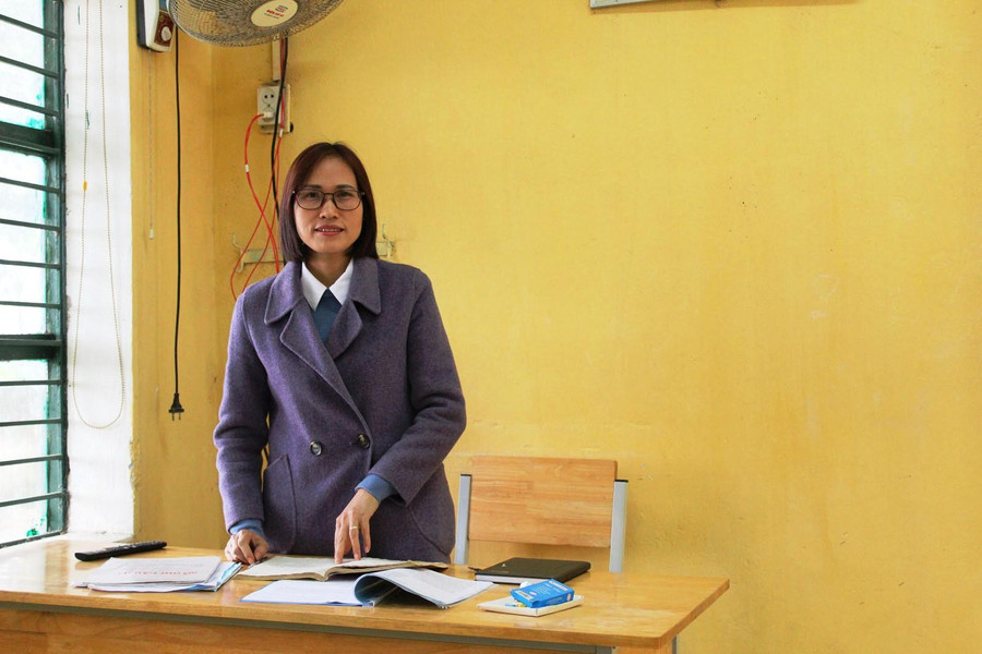 Cô Nguyễn Thị Chuyên là một trong những giáo viên cốt cán của huyện Thiệu Hóa, giáo viên giỏi cấp tỉnh năm 2015.