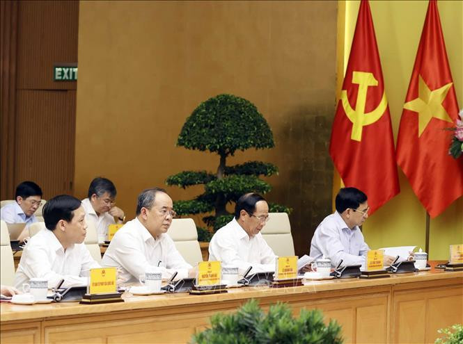 Đại biểu dự buổi làm việc. Ảnh: Thống Nhất/TTXVN