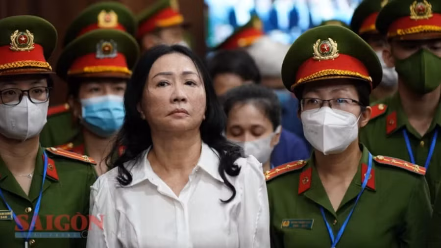 Bị cáo Trương Mỹ Lan. (Ảnh: Báo SGGP)