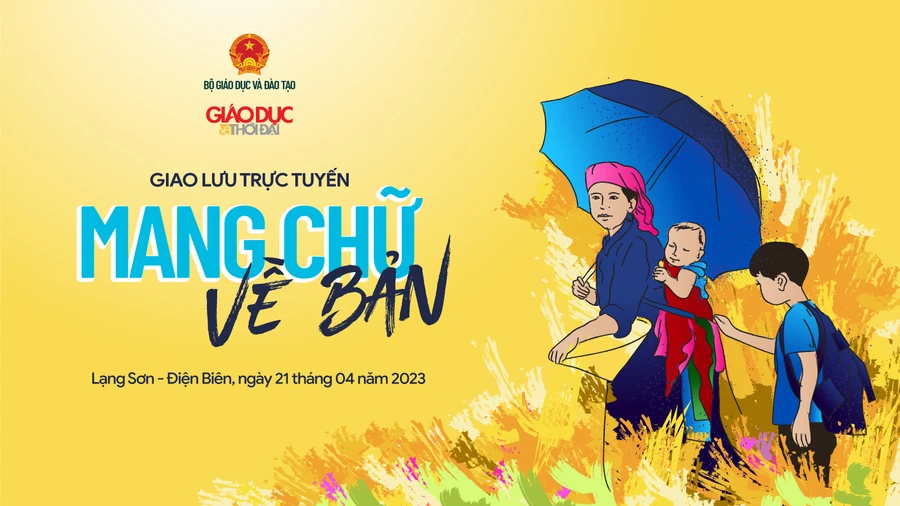 Giao lưu trực tuyến ‘Mang chữ về bản’