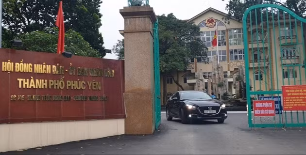 Trụ sở UBND thành phố Phúc Yên.