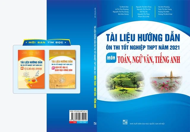 Bộ tài liệu hướng dẫn ôn thi tốt nghiệp THPT năm 2021 môn Toán, Ngữ văn và tiếng Anh