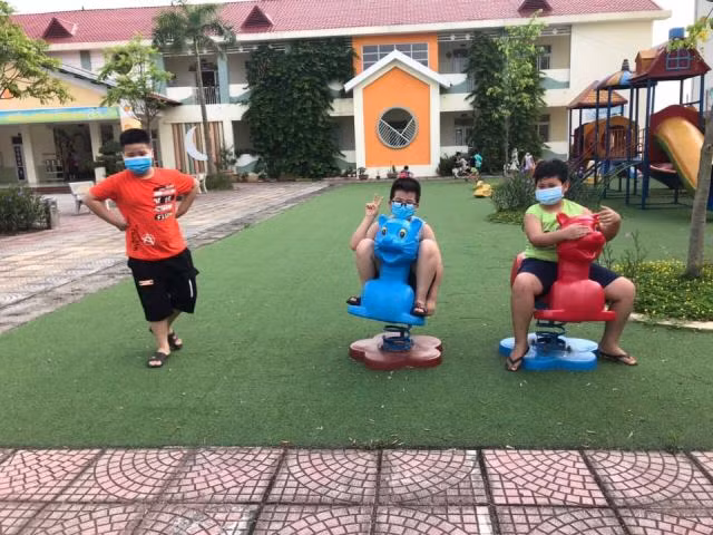 Học sinh Trường TH Lưu Quý An cách ly tập trung tại Trường MN Trưng Nhị (TP. Phúc Yên)