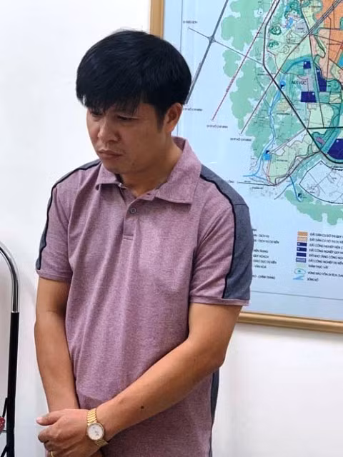 Bị can Tống Quang Thái. Bị can Tống Quang Thái.