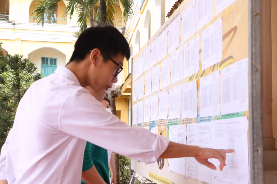 Thí sinh tham gia kỳ thi tốt nghiệp THPT năm 2023 tại tỉnh Nam Định. Thí sinh tham gia kỳ thi tốt nghiệp THPT năm 2023 tại tỉnh Nam Định.