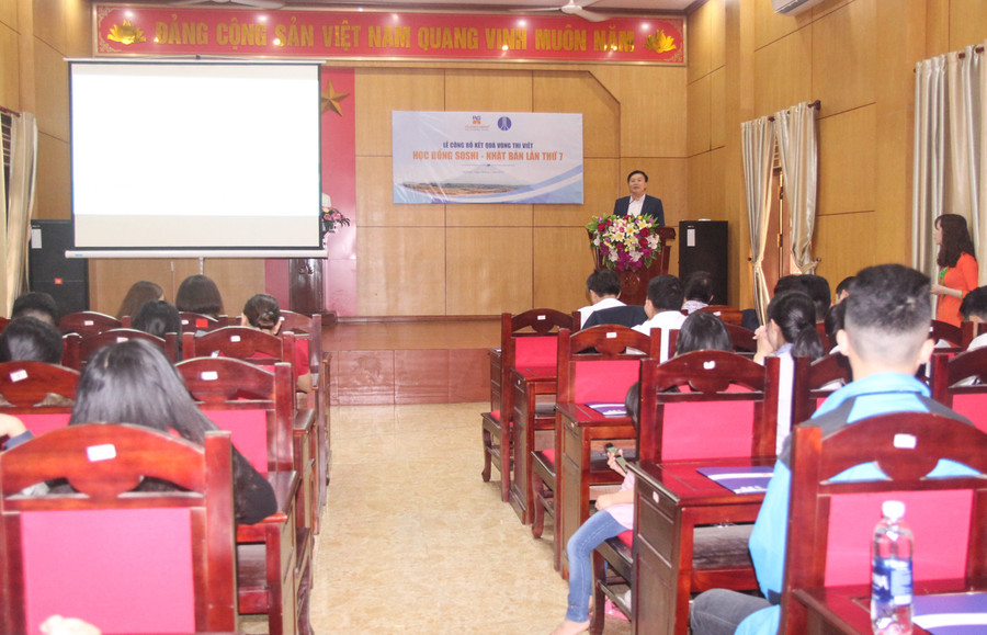 Lễ công bố kết quả vòng thi viết học bổng Soshi Nhật Bản Lễ công bố kết quả vòng thi viết học bổng Soshi Nhật Bản
