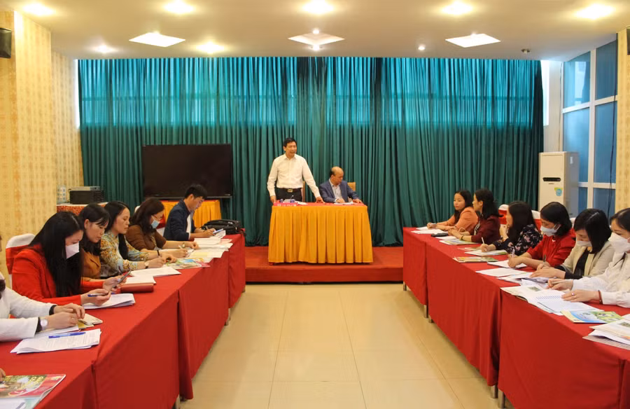 Sở GD&ĐT Thanh Hóa tổ chức họp hội đồng chọn SGK lớp 3, 7 và lớp 10 năm học 2022 – 2023.