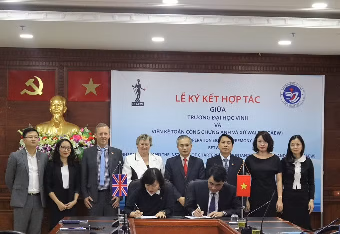 Trường ĐH Vinh có nhiều hoạt động ký kết hợp tác quốc tế