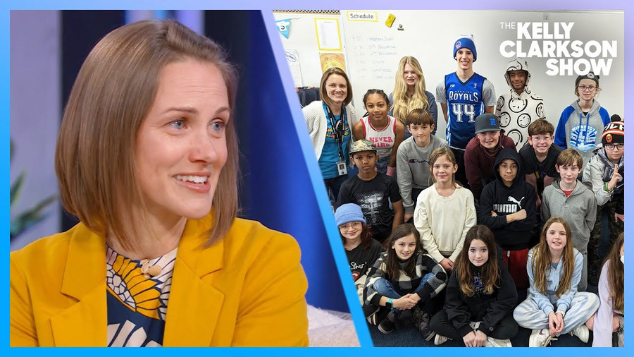 Cô Betsy Julien và các em học sinh.