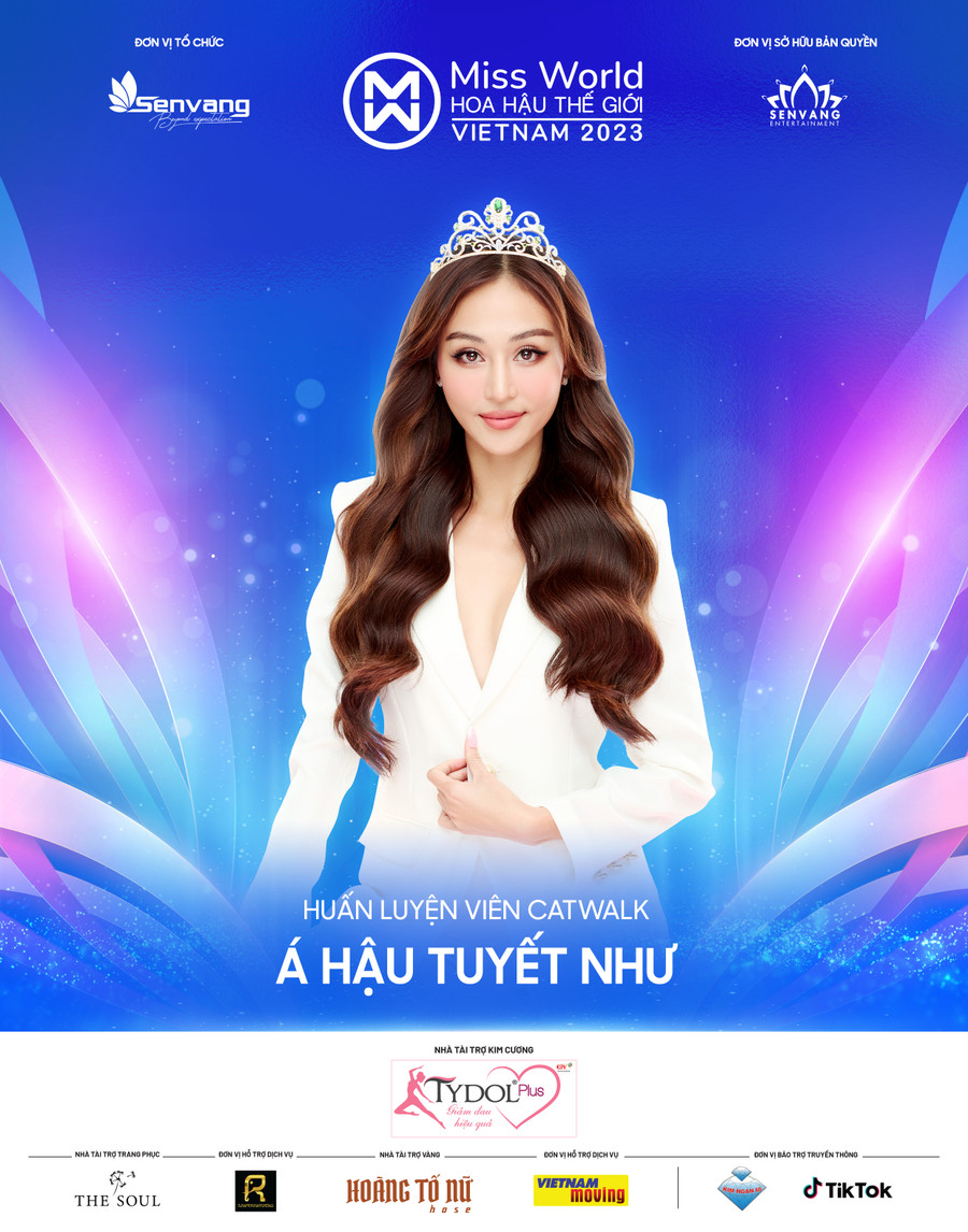 Á hậu Tuyết Như là bóng hồng duy nhất trong Ban Chuyên môn năm nay. Nàng hậu sẽ đảm nhận vai trò Huấn luyện viên Catwalk cho các thí sinh.
