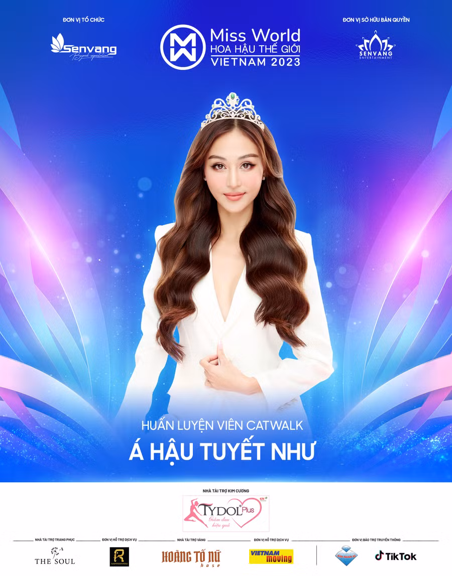 Á hậu Tuyết Như là bóng hồng duy nhất trong Ban Chuyên môn năm nay. Nàng hậu sẽ đảm nhận vai trò Huấn luyện viên Catwalk cho các thí sinh.