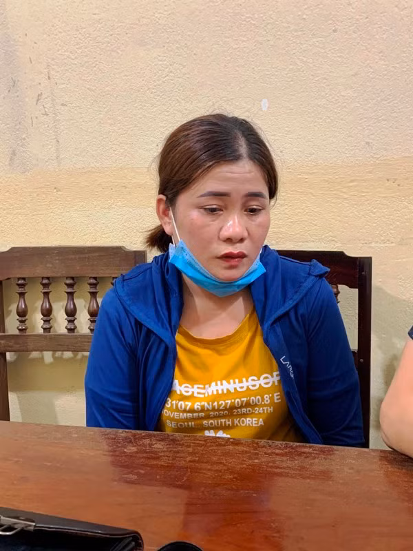 Nghi phạm Vi Thị Thu. Ảnh: Công an Thanh Hóa cung cấp.