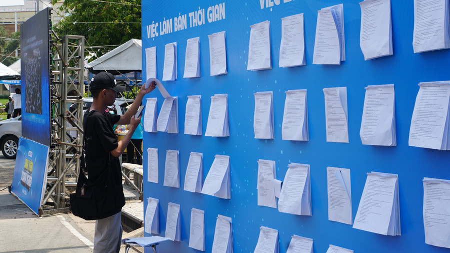 Sinh viên tìm việc bán thời gian. Ảnh: BTC Sinh viên tìm việc bán thời gian. Ảnh: BTC