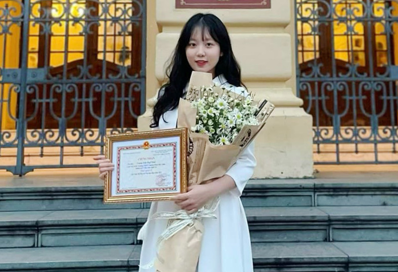 Nhật Vy xuất sắc giành giải Nhì cuộc thi “Tuổi trẻ học tập và làm theo tư tưởng, đạo đức, phong cách Hồ Chí Minh” năm học 2022-2023.