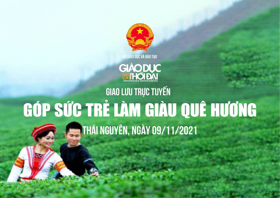 Giao lưu trực tuyến “Góp sức trẻ làm giàu quê hương” 