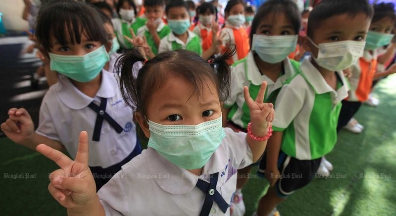 Học sinh ở Thái Lan. Ảnh: Bangkok Post Học sinh ở Thái Lan. Ảnh: Bangkok Post