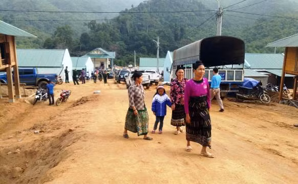 Khu TĐC Sa Ná được xây dựng khẩn trương và đưa vào sử dụng đúng kế hoạch.