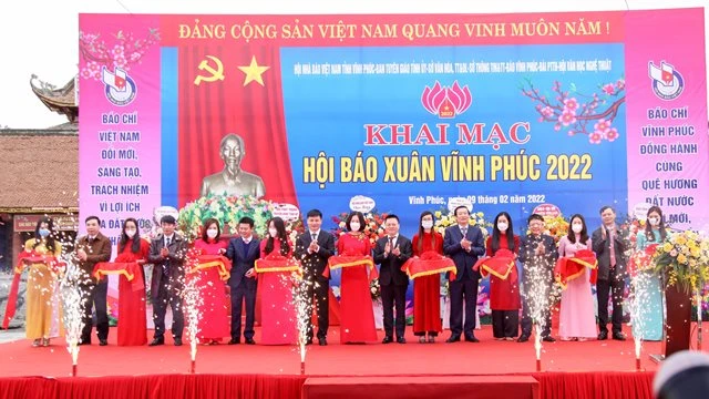 Hội Báo Xuân Vĩnh Phúc 2022 diễn ra từ 9-16/2.