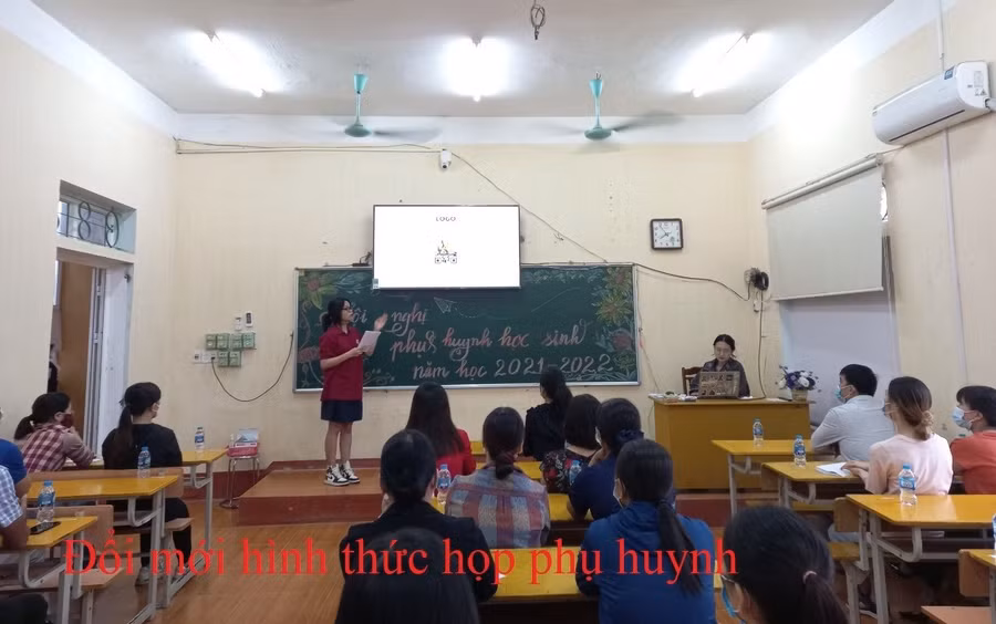 Trường THPT Vĩnh Yên thực hiện đổi mới hình thức họp phụ huynh