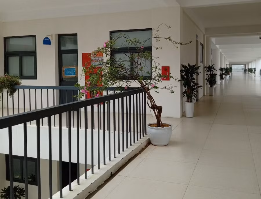 Không gian xanh, sạch, đẹp tại Trường THPT Chuyên Vĩnh Phúc