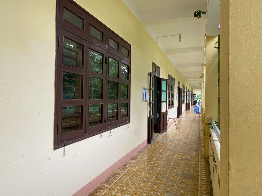 Một khu vực làm việc tại Trường THPT Ngô Quyền. Ảnh: NTCC Một khu vực làm việc tại Trường THPT Ngô Quyền. Ảnh: NTCC