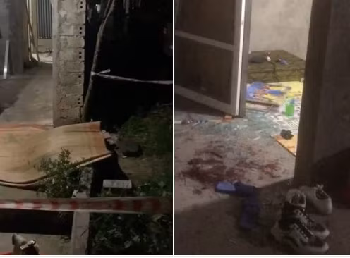 Hiện trường vụ án mạng. 