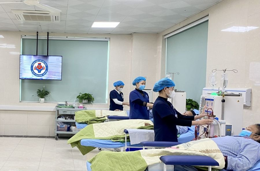 Phòng điều trị tại TTYT Lâm Thao sạch, đẹp, đầy đủ tiện nghi. Phòng điều trị tại TTYT Lâm Thao sạch, đẹp, đầy đủ tiện nghi.