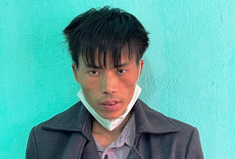 Nghi phạm Sùng A Tông. Ảnh: Công an Thanh Hóa cung cấp.