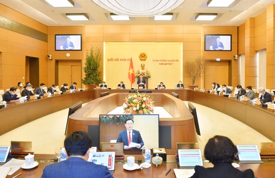 Ủy ban Thường vụ Quốc hội khai mạc phiên họp thứ 7
