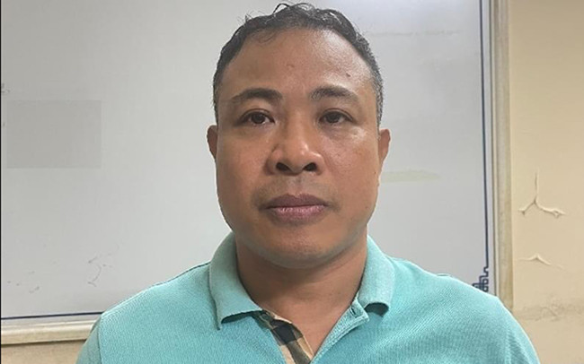 Bị can Nghiêm Quang Minh. Ảnh: Công an Hà Nội.